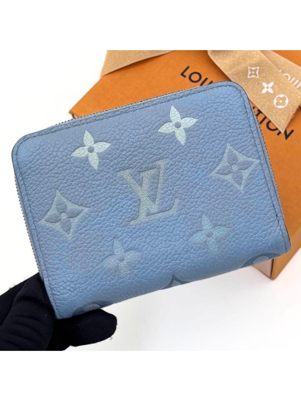 Louis Vuitton Monogram Empreinte by the Pool Zippy Coin Purse